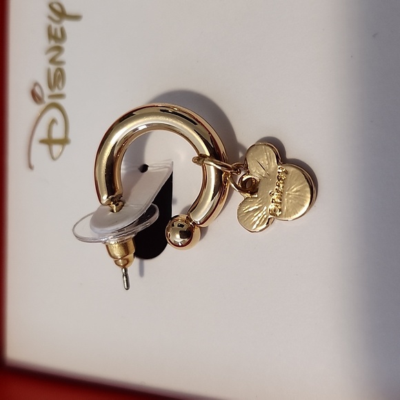 NIB Women's/Girls Goldtone Hoop Disney Mickey Mouse Earrings - Picture 5 of 5